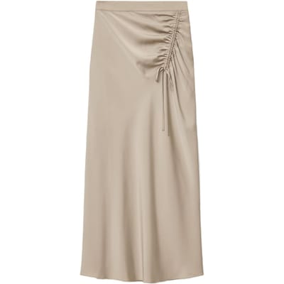 AllSaints Alexia Skirt Taupe Grey Taglia: 2 | Maxi gonne Outlet | Donna | Nero