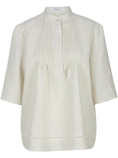 Blouse Van Peter Hahn beige