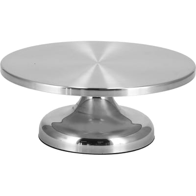 30cm Draaibare Taartstandaard Antislip Aluminiumlegering Roterende Taartdraaitafel Keuken Bakaccessoire