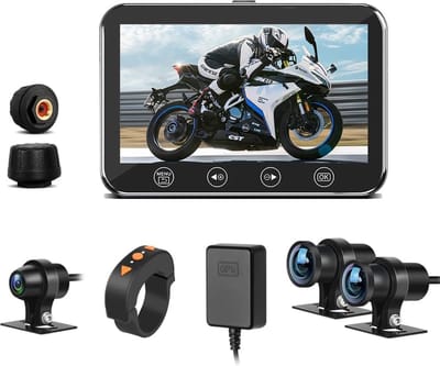 Motorfiets Dashcam Waterdicht met Nachtzicht en G-Sensor - Veilige Ritten Verzekerd
