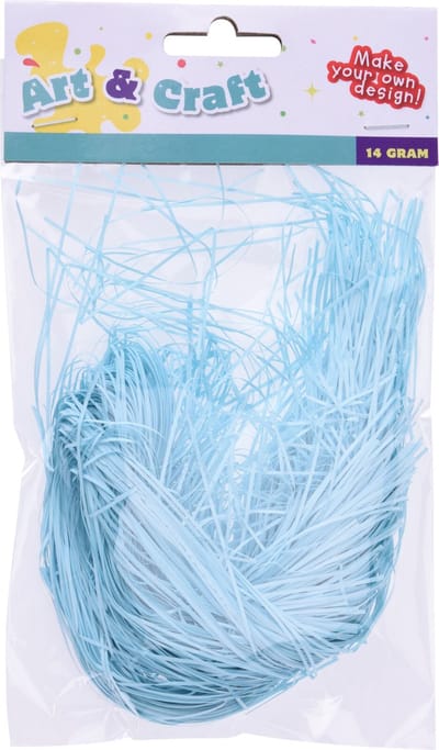 Raffia 14 gram licht roze