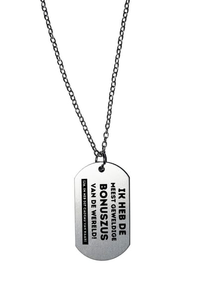 Akyol - ik heb de meest geweldige bonuszus van de wereld ketting - Bonuszus - familie mensen met een bonuszus - cadeau
