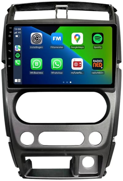 Carplay autoradio voor Suzuki Jimny | 2007 t/m 2012 | Android 13 | Draadloos Apple Carplay & Android Auto | 2GB + 32GB | 8-Core processor | Davilon | 2025 model | 2007 2008 2009 2010 2011 2012 | Bluetooth & Wifi