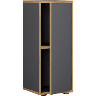 Houten kantoorkast Dossierkast Kantoormeubilair Kast Salia 2-voudig breedte 30 cm Draaideur