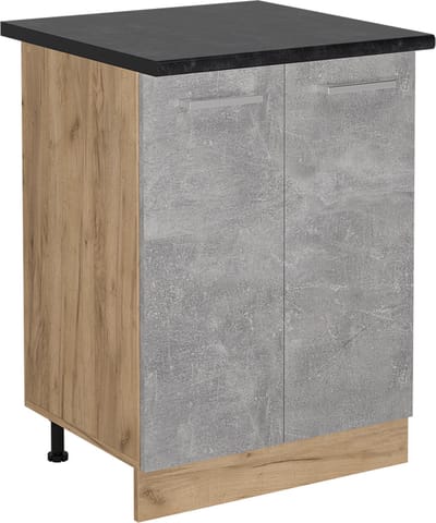 Vicco R-Line Keukenonderkast – 60 cm, WB Antraciet Beton