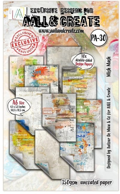 Aall & Create Design Paper A6 - Mish Mash