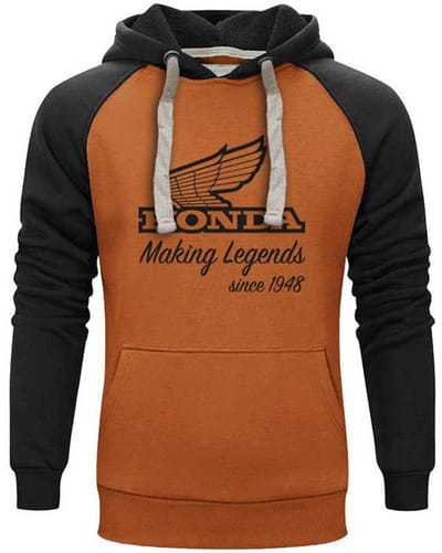 Trui Honda Vintage Legends Oranje, maat XS - Honda Vintage Collection - Hoodies