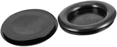Dailygoods - 30 Stuks Zwarte Rubber Blanking Grommets voor Kabels en Draden