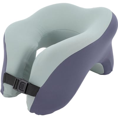 Oreiller de Nuque d'Avion Mousse à Mémoire Ergonomique Courbé en U Doux Soutien Oreiller de Nuque pour Voyager gray