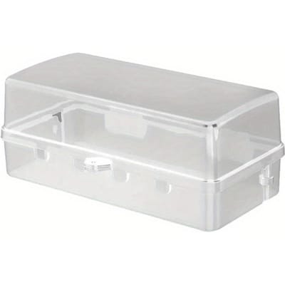 1 pièce Housse de rallonge durable et étanche - Boîte de gestion de câbles résistante aux intempéries, Porte-fiche étanche à la pluie pour jardin et patio (Blanc & Gris foncé) blanc
