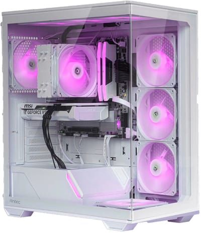 AMD Ryzen 7 7800X3D Game PC/ Streaming computer - Nvidia GeForce RTX 5060 8GB – 32GB RAM – 4.0TB M.2 SSD – Win11 Pro - Gamer C3 ARGB