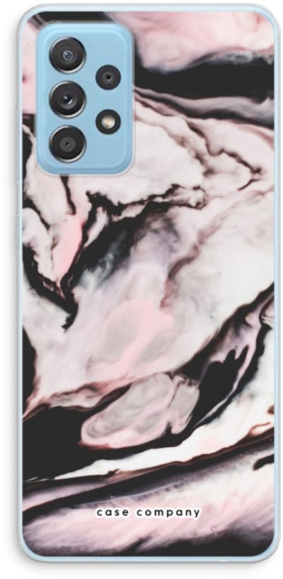Case Company® - Hoesje geschikt voor Samsung Galaxy A73 hoesje - Roze stroom - Soft Cover Telefoonhoesje - Bescherming aan alle Kanten en Schermrand