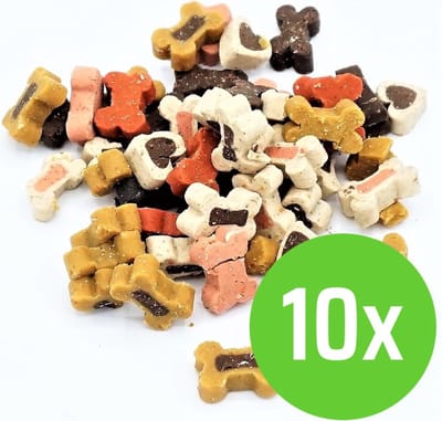 Puur Fit Soft Bones Mix 500 gram - Hondensnack - 10 Emmers
