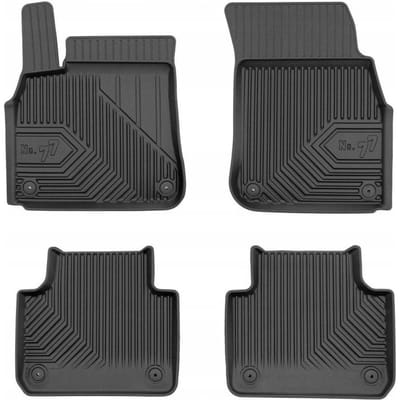 FROGUM 77 Automatten - Geschikt voor PORSCHE CAYENNE III (vanaf 2017) - TPE Rubber - Zwart