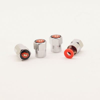 Schrader (auto) ventiel - Zilver tandjes aluminium met afdichting