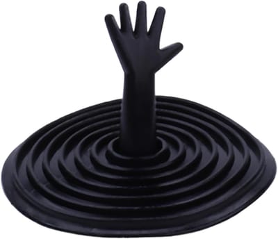 Gootsteenafvoer - Haarstopper Afvoerstop - Keuken Schoonhouden - Palm Vorm Ontwerp - 6.5 x 6.5 x 5 cm - Willekeurige Kleur