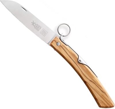 Robert Herder IBEX – Zakmes – Inklapbaar – Lemmet 120 mm – RVS – Heft Olijfhout