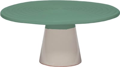 Dutchdeluxes - Dutchdeluxes - Taartplateau - Keramiek - Medium - 25 cm diameter - Groen