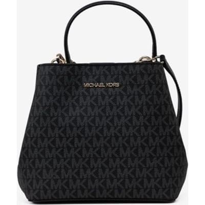 Michael Kors PRATT satcheltas - zwart