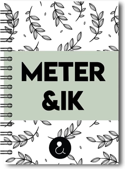 Invulboek Meter & Ik | Herinneringen Boek Meter & Kind | Peetmoeder Invulboek | Botanical Groen