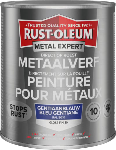 Rust-Oleum Metal Expert Direct Op Roest Metaal Verf 750ml - RAL 5010