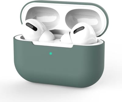 New Age Devi - Beschermhoes geschikt voor Apple Airpods Pro - Groen - Siliconen-case voor Apple Airpods Pro