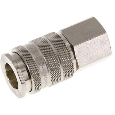 Vernikkeld Messing DN 10 Luchtkoppeling Snelkoppeling G 1/4 inch Binnendraad - CLS10-F-BN-014