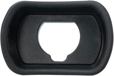 Camera Oogschelp - Zoeker Rubber - Fotografie Comfort - Voorkomt Strooilicht - 3x27x13 cm - Zwart