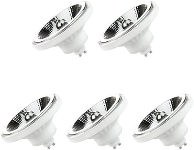 Spectrum GU10 LED Spot AR111 - 10 Watt - 230V - 800 Lumen - 3000K Warm wit - Gezellig licht - Energiezuinig - 5 stuks