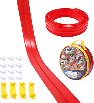 Flexibele Racebaan met Zuignappen voor Kinderen - Binnen en Buiten Speelset