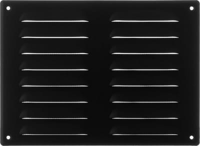 Ventilatierooster Plaatstaal 260x190 mm Antraciet met Insectenwering