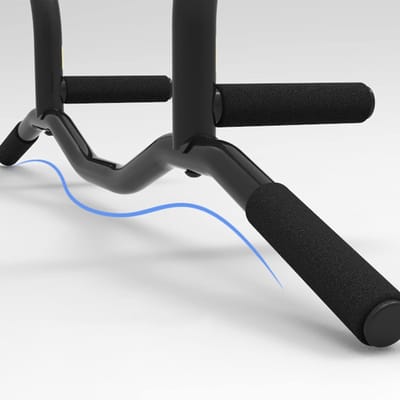 Optrekstang Dipstation - Thuis Fitness - Kracht Training - Multifunctioneel Gebruik - 100x35x15 cm - Zwart