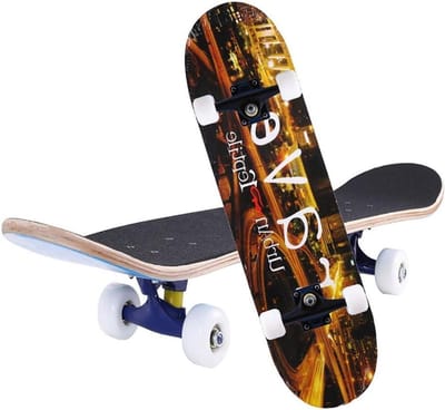 Vierwielig Skateboard - Sport Skateboard - Buiten Sporten - 7-laags Esdoorn Dek - 80 cm - Multicolor