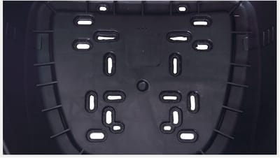 Motorachterbox Helm - Bagageopslag Topkoffer - Motorfiets Rijden - Grote Capaciteit - 43x42x23 cm - Wijnrood
