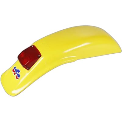 Achterspatbord motorfiets met licht UFO