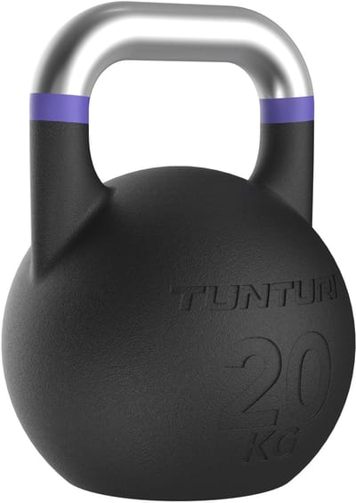 Tunturi Platinum Competition Kettlebell - 20kg - Incl. gratis fitness app