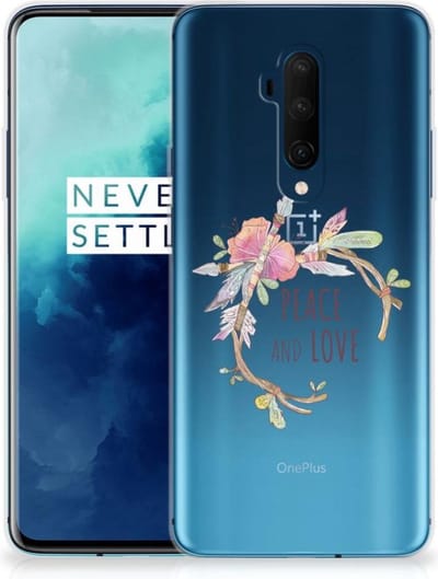 TPU Hoesje voor OnePlus 7T Pro Telefoonhoesje met Naam Boho Text