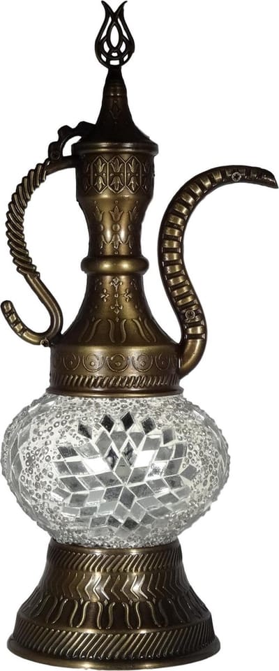 Oosterse mozaïek tafellamp (Turkse Ibrik)  ø 13 cm