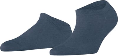 FALKE Active Breeze kort eenkleurig lyocell sneakersokken enkelsokken dames blauw - maat 39-42