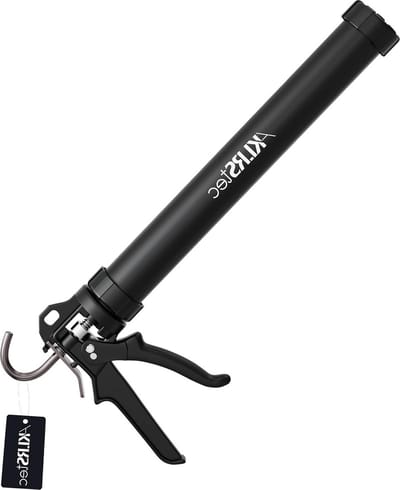 PRO XL 600ml cartridge pers van metaal - Gesloten professioneel 4K zak cartridge pistool voor alle gangbare 310-600ml kit- en lijmpatronen - siliconen - acryl - klei - toebehoren