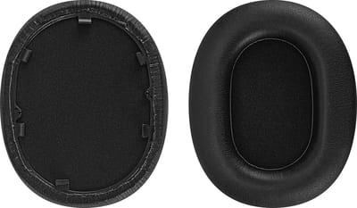 Oorkussens Geschikt Voor Sony WH-1000XM5 – 2 Stuks – Eiwitleer – Zwart