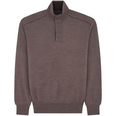 Paul & Shark Trui Shark Tag Merino Extrafine Half Zip Falcon / male
