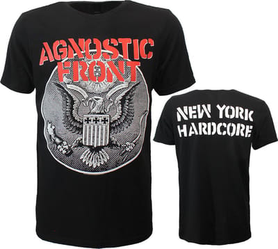 Agnostic Front Against All Eagle T-Shirt - Officiële Merchandise - M