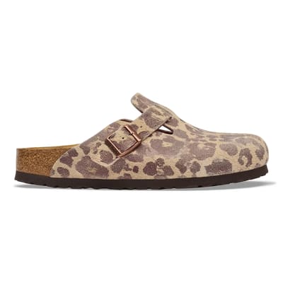 Birkenstock Suede Slippers en Sandalen Dames - Bruin - Maat 38 - Suède