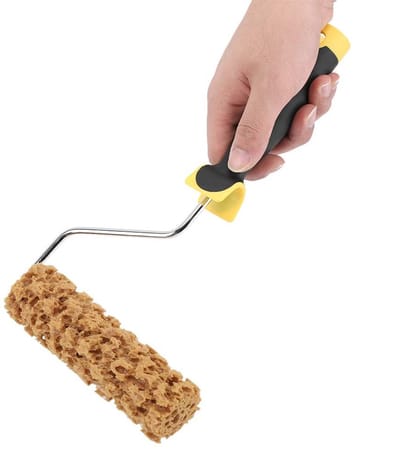 Dailygoods- Sponsverfroller 16cm Breedte - Schuimroller - Handvat - Decoratieve Verfroller - Schildergereedschap - Lichtgewicht 136 gram