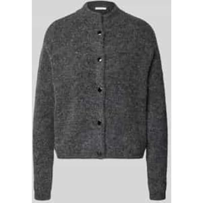 Gebreid jack met opstaande kraag, model 'manzi'