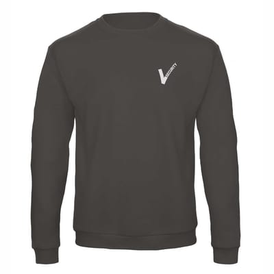 Security Sweater met Officieel Reflecterend Beveiliging Logo - Maat M - Anthraciet