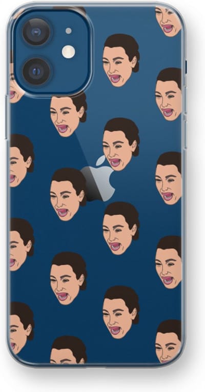 Case Company® - Hoesje geschikt voor iPhone 12 mini hoesje - Ugly Cry Call - Soft Cover Telefoonhoesje - Bescherming aan alle Kanten en Schermrand