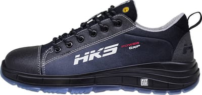 HKS Maxi Black S3 - werkschoenen - sneaker - veiligheidsschoenen - safety shoes - heren - dames - stalen neus - hoog model - lichtgewicht - Vegan - zwart - maat 37