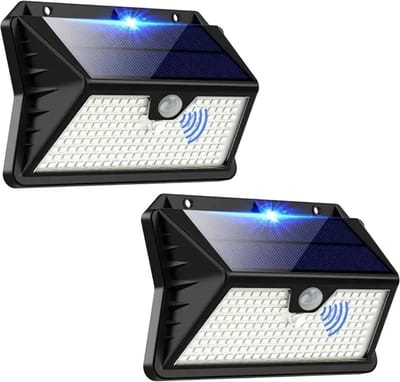 Bovista Tuinverlichting - Tuinlampen - Buitenverlichting - Tuin Verlichting - Led Lamp - Licht - Op Zonneenergie - Sensor - 2 stuks